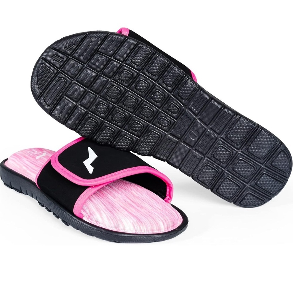 Women’s Memory Foam Footbed Sandals - Beach, Pool, Shower - Size 10 - NEW - Picture 2 of 9